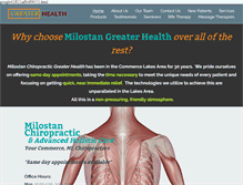 Tablet Screenshot of greaterhealthinfo.com